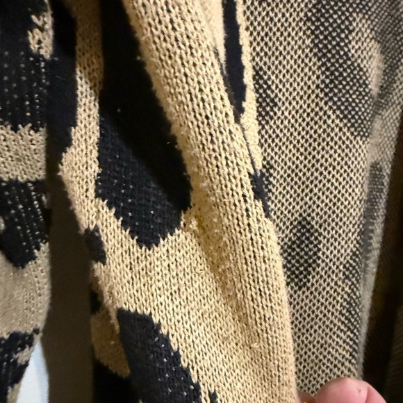 Leopard Print Women's Sweater - Picture 9 of 9